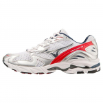 Mizuno Wave Rider 10 OG Paketas - High Risk Red Unisex Sportbačiai Baltas Ženklelis-Mėlynas D1GA210408 42 white