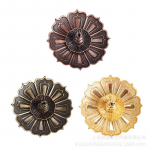 1 vnt Smilkalų degiklis lotoso formos metalinis degiklio laikiklis Smilkalų lėk&scaron;tė kūgio smilkalų aromaterapijos amatas Copper green