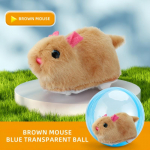 Elektrinis naminių gyvūnų riedantis kamuolys triu&scaron;iui, žiurkėnui, interaktyvus žaislas katei, sportinis naminių gyvūnų žaislinis kamuolys, riedantis kamuolys katės žaislas, &scaron;ventinė dovanėlė