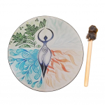 Alchemical Moon Drum Desktop Ornamentas Fashion Shaman Drum Gyvybės medis Garso gydymo įrankis &scaron;eimos draugams Geriausios dovanos