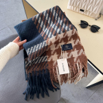 Korėjieti&scaron;kas languotas ka&scaron;myro ilgas &scaron;alikas žiemai vyrams ir moterims, pastorintas &scaron;iltas &scaron;alis, pelerinas apvyniojimas, bufanda, dvipusis pončas, e&scaron;arpas 200X62cm