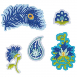 &Eacute;cussons brod&eacute;s thermocollants - ARTEMIO - My Lord - Lot de 5 - Multicolore - D&eacute;coration textile
