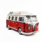 1354 vnt. Volkswagen T1 Kemperio Plytos Furgono Automobilio Statybiniai Blokeliai Auk&scaron;tųjų Technologijų Idėjos Autobusas Suderinamas Techninis 10220 Žaislas Vaikui Dovana
