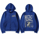 Didelio dydžio Harajuku paltai vyrams ir moterims, laisvi užsegami megztiniai, roko grupės Arctic Monkeys albumų sąra&scaron;as, klasikiniai paprasti ilgomis rankovėmis S
