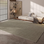 Auk&scaron;tos kokybės &bdquo;Wabi-Sabi&ldquo; stiliaus vientisos spalvos kilimas svetainei ar miegamajam &ndash; vandeniui atsparus aksominis sofos ar kavos staliuko apklotas 60x160cm
