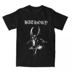 Bathory Black Metal mar&scaron;kinėliai vyrams moterims 100% medvilnė didelių dydžių O formos i&scaron;kirptė Harajuku didelio dydžio gatvės apranga grafiniai kasdieniai unisex mar&scaron;kinėliai XL