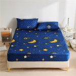 100% ypač atsparus vandeniui, spausdinimo lovos čiužinys uždengia keturis kampus su elastiniu lovatiesės užvalkalu, be pagalvių užvalkalų 90X200+30cm Only a Sheet