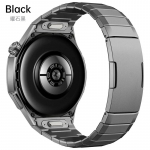 Originalus &bdquo;No Gaps&ldquo; prabangus titano dirželis skirtas &bdquo;Huawei Watch GT 5 Pro&ldquo; metalinė apyrankė, skirta &bdquo;Huawei Watch GT5 Pro&ldquo; specializuotam laikrodžio dirželiui For HUAWEI WATCH GT5 Pro juoda