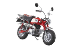 AOSHIMA Skynet Surinktas Motociklas Honda Monkey Limited Monza Red 1/12 raudona