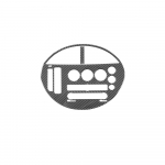 Centrinio valdymo apdailos dangtelis dekoras anglies pluo&scaron;tas Nissan Quest 2004-2006