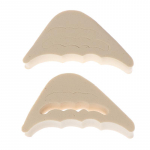 Moteri&scaron;ki auk&scaron;takulniai pir&scaron;tų kai&scaron;čio įdėklai batai dideli batai pir&scaron;to priekio užpildo pagalvėlė skausmą mal&scaron;inanti apsauga, reguliuojanti batų priedai 1 pair smėlis