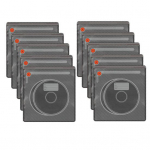 10 vnt. papildomų mai&scaron;elių 3D spausdinimo siūlui laikyti, užsegami užtrauktuku, daugkartinio naudojimo, &scaron;viesai nepralaidūs, vakuuminiai mai&scaron;eliai 3D spausdintuvo siūlui 10pcs