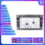 Ossuret Pažangus 8G 128G Android 12 Automobilio Radijas Opel Astra H J 2004 Vectra Vauxhall Antara Zafira Corsa C D Vivaro Meriva 4G Carplay GPS Grotuvas G S1 8Core 3G 32G AI