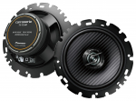 Pioneer Carrozzeria TS-F1640-2 garsiakalbiai, 6,3 colio (16 cm), Koaksialinis 2 juostų, Suderinamas su didelės skiriamosios gebos garsu
