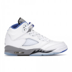 Air Jordan 5 Retro GS Stealth 2.0 Vaikų sportbačiai Balti Juodi Hyper-Royal 440888-140 35.5