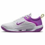 NikeCourt Air Zoom NXT HC Baltos ir fuksijos svajonės moteri&scaron;ki sportbačiai Citrinos spalvos DV3282-100 35.5