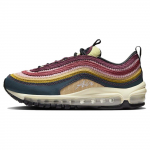 Nike Air Max 97 Daugiaspalviai Velūriniai Moteri&scaron;ki Sportbačiai Deep-Jungle White Bronzine FB8454-300 35.5