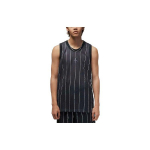 Jordan Dry-FIT dryžuotas numerio spaudos megztinis krep&scaron;inio liemenė vyri&scaron;ki vir&scaron;utiniai drabužiai juoda DM1381-010 XXL