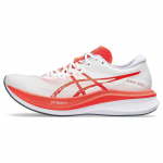 Asics Magic Speed 3 Balti Saulėtekio Raudoni Moteri&scaron;ki Bėgimo Bateliai 1012B652-100 37