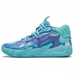 Puma MB.03 Buzz City Unisex sportbačiai Mėlyni Electric-Peppermint Purple-Glimmer 309867-01 43