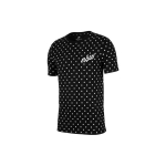Nike Ta&scaron;keliais Apvalia Kaklo Laisvalaikio Trumpomis Rankovėmis Mar&scaron;kinėliai Vyri&scaron;ki Vir&scaron;utiniai Drabužiai Juodi AJ3709-010 L