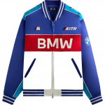 Kith X BMW Suvenyrinė Motociklininko Striukė Sonam Vyri&scaron;ka Vir&scaron;utinis Drabužis Mėlyna KHM010734-5001 M