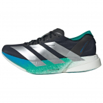 adidas Adizero Adios Pro 4 Juodi Sidabriniai &Scaron;lovingai Žali Vyri&scaron;ki Bėgimo Bateliai Core-Black Matinis Sidabras JR6365 40⅔