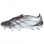 Jude Bellingham x adidas Predator Elite sulankstomas liežuvėlis FG Chrome Dream Unisex sportbačiai Sidabriniai Sidabriniai-Metaliniai Legacy-Bordo IH0894 40⅔