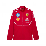 Puma X Scuderia Ferrari Apykaklė Patogus Laisvalaikio Mink&scaron;tas Apvalkalas Ilgomis Rankovėmis Striukė Vyri&scaron;ka Striukė Tamsiai Vy&scaron;ninė 763940-01 L
