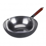 Kaltinio ketaus Wok keptuvė nelipni žuvies žvynų keptuvė puodas tolygus kaitinimas ergonomi&scaron;ka rankena puodas maistui gaminti kepimui tro&scaron;kinimui garinimui 30cm