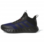 Adidas Own The Game Madingi Universalūs Smūgius Sugerianti Neslystantys Patvarūs Žemi Krep&scaron;inio Batai Vyri&scaron;ki Sportbačiai Juodi Mėlyni IF6668 43⅓