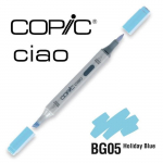 Marqueur Copic Ciao - Bleu Vert BG - Pointe large biseaut&eacute;e et pointe pinceau souple žalia