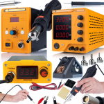 Rosfix ProTech Trio v1 Serviso Rinkinys &ndash; Elektronikos Įrankiai | 32V 10A Maitinimo &scaron;altinis, 858D Litavimo stotelė | Auk&scaron;tas Tikslumas ir Efektyvumas
