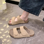 2024 m. Kar&scaron;tas i&scaron;pardavimas Naujos Mados Moteri&scaron;kos &Scaron;lepetės Vienspalvės Patogios Vasarinės Universalios Atvirais Pir&scaron;tais Moteri&scaron;kos &Scaron;lepetės Zapatos Mujer 35