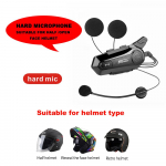 X1 Plus motociklo &scaron;almo domofonas Bluetooth skirtas 2 Rider 1000M intercomunicador Moto Interphone vandeniui atsparios belaidės ausinės