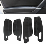 Mink&scaron;tos odos porankių užvalkalas VW Golf 7 2014 2015 2016 2017 2018 4 vnt. automobilio durelių plok&scaron;tės porankių užvalkalų lipdukų apdailos vidaus dalims LHD red line