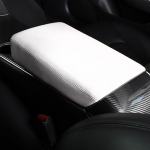 For Tesla Model 3 Model Y Car Armrest Box Protective Cover Central control Armrest Cover Leather Accessories Decoration balta