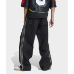 Adidas Originals Firebird FW25 Adicolor Dryžuotos Minimalistinės Patogios Laisvalaikio Vidutinio Juosmens Džinsai Vyri&scaron;ki džinsai KD1497 34 black
