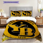 Borussia Dortmund logotipas Ra&scaron;tas Patalynės Antklodės Komplektas Antklodės Užvalkalas Pagalvės Užvalkalas Namų Dekoras Gimtadienio Dovana (1 * antklodės užvalkalas + 2 * pagalvės užvalkalai, be &scaron;erdies) 135x200cm