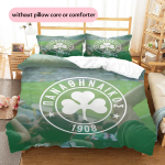 Panathinaikos FC Ra&scaron;tas Patalynė Namų Dekoras Gimtadienio Dovana (1 * užvalkalas antklodei + 2 * užvalkalai pagalvėms, be užpildo) 135x200cm