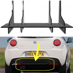 Alfa Romeo Mito Galinis spoileris (2009-2015 m) - I&scaron;orės modifikavimo aksesuaras juoda