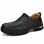 Didelis dydis 47 48 49 Vyri&scaron;ki Oxfords įsispiriami batai Vyri&scaron;ki odiniai laisvalaikio batai Mokasinai Plok&scaron;čiapadžiai Rankų darbo mokasinai Lauko vaik&scaron;čiojimui Žygiams 43 black
