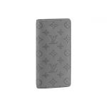 Louis Vuitton Brazza Klasikinė Monogramos Ilga Sulankstoma Odinė Piniginė Unisex Piniginė Pilka M81335 Box(Basic Set+Box)