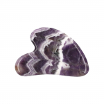 Clean Skin Club, Gua-Sha graviruotas akmuo, ametistas, 1 vnt