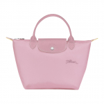 Longchamp Le Pliage Green Sidabrinė Metalinė Apdaila Odinė Rankinė Maža Rožinė Moteri&scaron;ka tote rankinė 1621919P75 Basic Set (Bag)