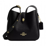 Coach Hadley 20 Odinė Petinė Crossbody Rankinė Moteri&scaron;kos Rankinės Juoda CAL60-IMBLK Basic Set (Bag+Dust Bag)