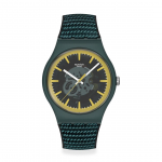 Swatch NEW GENT BIOSOURCED PERFECTLY GREEN PAY Žalias Laikrodis, SO29G112-6000, Unisex, žalia