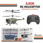 Naujas RC sraigtasparnis 2,4 GHz 3,5 H kliūčių i&scaron;vengimo apsaugos nuo susidūrimo nuotolinio valdymo pulto jutiklio drono &scaron;viesos vaikams orlaivio patalpose skraidantis žaislas 3.5-way