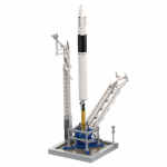 MANO KŪRINYS Saturn V Mastelis SpaceX Falcon 1 Paleidimo aik&scaron;telė Statybinės kaladėlės Kolekcija Visatos Raketa Dirbtinis palydovas Falcon 9 Transporto priemonė Dovana