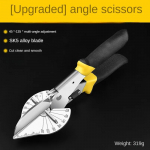 Daugia kampis kampinio pjovimo žirklės Reguliuojamos 45-135 laipsnių žirklės su a&scaron;menimis Rankiniai pjovimo įrankiai kampiniam pjovimui ir &bdquo;pasidaryk pats&ldquo; projektams
